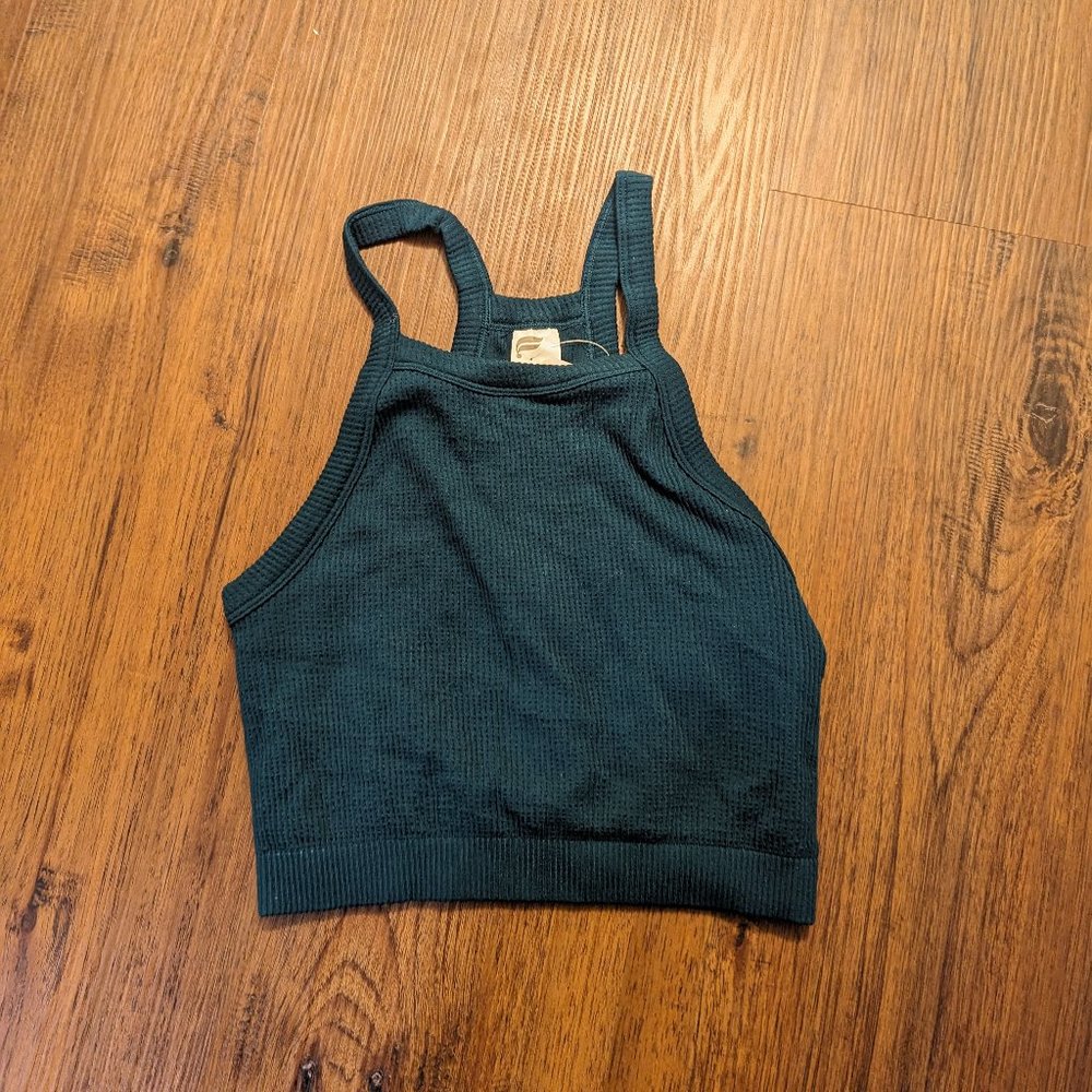 Fabletics Dawn Seamless Bra Teal - New w/ tags